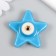 Pen for the casket ceramics, metal "Star" Blue 4.9x4.9x2.2 cm