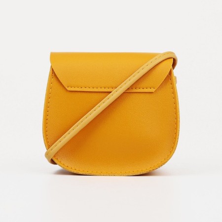 Baby bag on magnet, long belt, yellow color-1