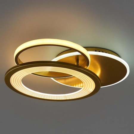 LED lamp 73W 5370LM 3000K-5700K, size 46x46x7 cm-2