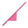 Collar with a scarf 32 x 1 cm, Osh 22-28, pink