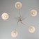 Betty 5x40W chandelier e27 white