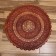 Interior table "circles" wood 38*38*79 cm