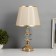 Table lamp "Sentence" 1x40W E27+ LED backlight 3W gold 25x25x45cm