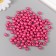 Set of beads "pearls" d 8 mm, 250 gr, raspberry