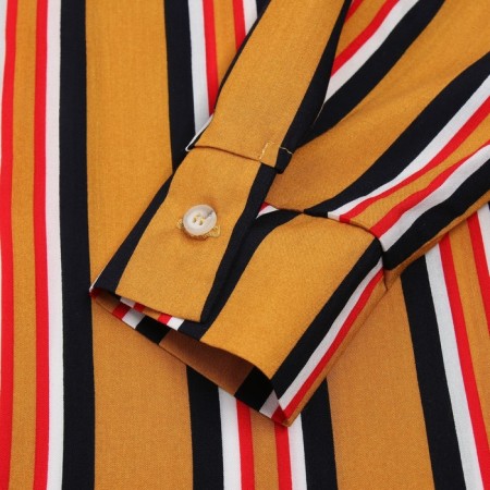 Female set (shirt, trousers) minku: enjoy yellow color, river 44-6