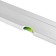 Aluminum square with tundra level, 350 mm