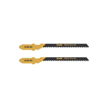Files for wood on wood KWB TE119BO S20, slave. length 75 mm, direct cut. 2 pcs.