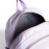 School backpack from textile 2 department on lightning, 3 pockets, lilac color