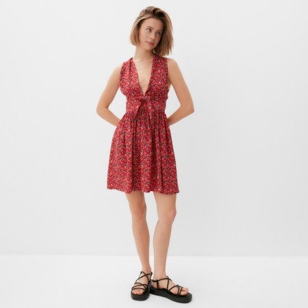 Women's dress minku: enjoy color red, rr 48-1