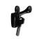 Furniture hook Cappio Dog, two -rod, black