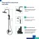 The shower system Milardo Rora Rorbl4fm06, tropical shower, shower, brass, black