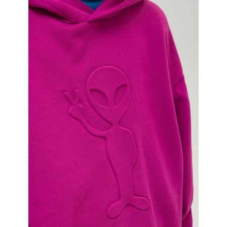 Sweatshirt for boys, height 140 cm, raspberry color-1