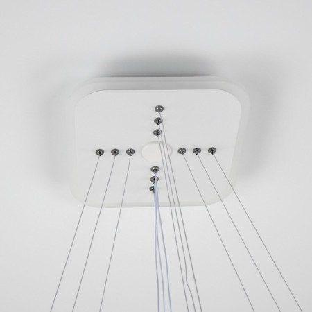 Suspended chandelier Citilux "Neon Smart" CL731AK110E 80x80x120 cm, 3x46.67W, LED, white color-19