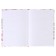 Note book A5 48 sheets in the cage "Watercolor flowers", solid cover, glossy lamination, offset block