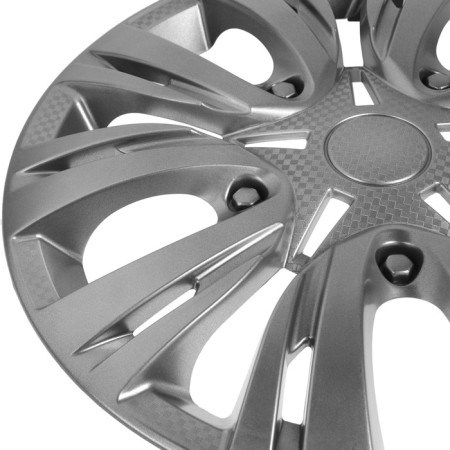 Wheel caps R16 "Lyon", silver, set 4 pcs-2