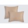 Set of pillowcase "Monopasse", size 50x70 cm - 2 pcs, beige color