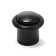 Door stop U302BL, D = 27 mm, h = 40 mm, black color