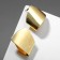 Earrings Metal "Geometry" Inversion, Color Gold