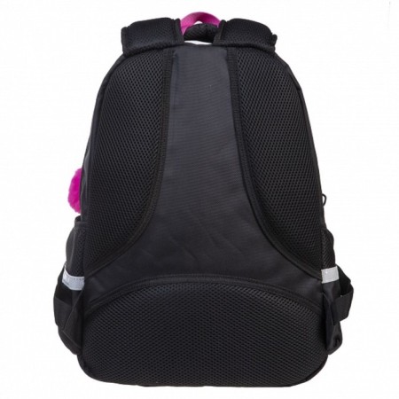School backpack 41 x 29 x 16 cm, ergonomic back, Hatber Easy "You No. 1" Black NRK_88067-5