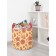 Basket for toys "Folk jewelry, size 35x35 cm