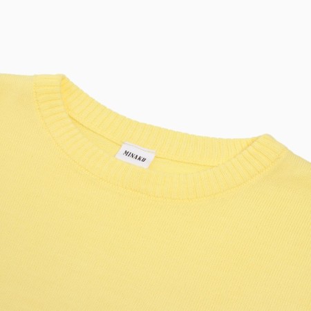 Female set (jumper, shorts) minku: casual collection color lemon, river 48-6