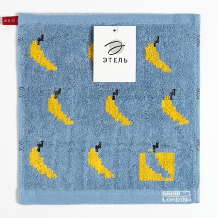 Towel kitchen Ethel bananas col. blue, 25*25 cm 100% cotton-4