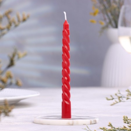 Wax candles (set 2 pcs), strawberry aroma-1