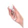Vaginal balls L’Eroina byfa lily, silicone, white color, d = 3.1 cm, 35 g
