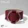 Bracelet Skin "Pompeii" capture, red color in gold, 24 cm