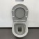 Comforty 105 MH toilet seat, SoftClose duroplast is thin, quick-saturated, light gray color