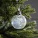 Christmas ball "Ice ball" d = 8 cm, 1 led, lr44x3 (in the set), glow warm white