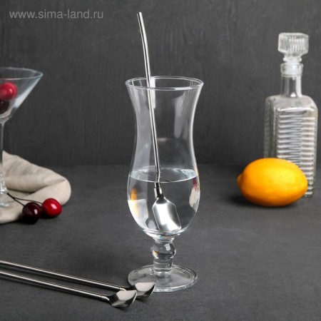 A set of spoon-pipe of bar shares, length 22 cm, 6 pcs-5