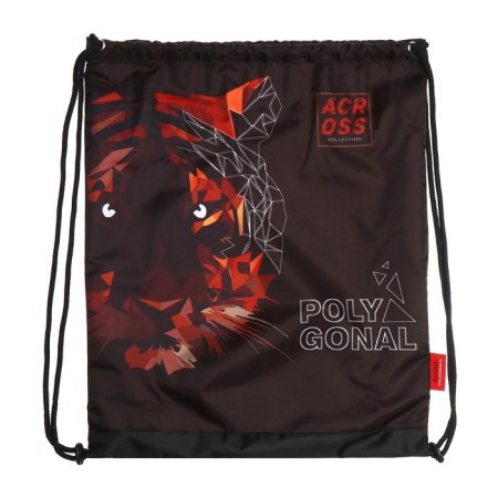 Frame backpack 35 x 26 x 14 cm, filling: bag, Across 490, black/blue 23-490-7-12
