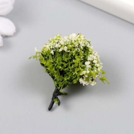 Artificial plant for creativity plastic "Blossoming apple tree" 4 cm-1