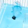 The cage for rodents "Pigzon", 23 x 17 x 17 cm, blue