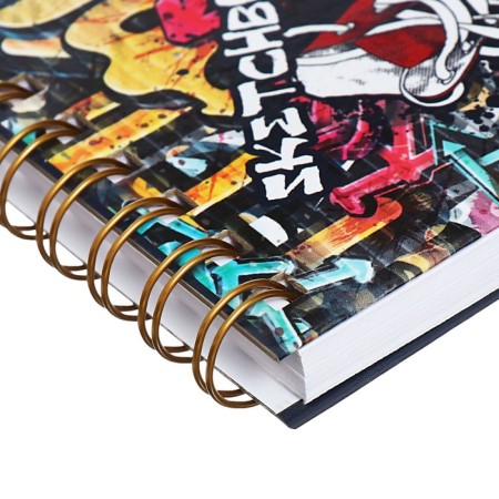 A6 sketchbook, 80 sheets on the crest on the short side of the "sneakers", solid cover, block 100 g/m²-2