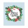 A set of napkins for serving the “Omela for Christmas” table, rectangular, size 32x46 cm, 4 pcs