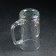 Glass glass for beer "Crystal", 500 ml, color mix