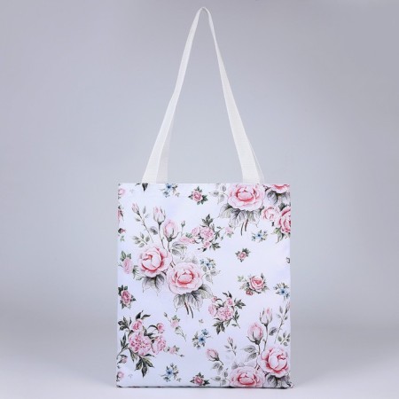 Bag Schoper "Rose", 35x0.5x40 cm, Department without lightning, without lining, white-5