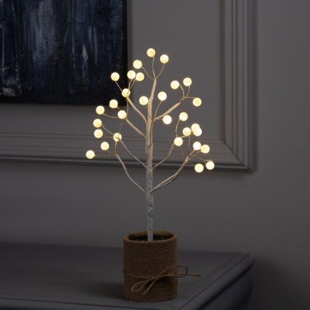 LED bush "Balls" 35 cm, 30 LED, AAX3 batteries (not included), glow warm white