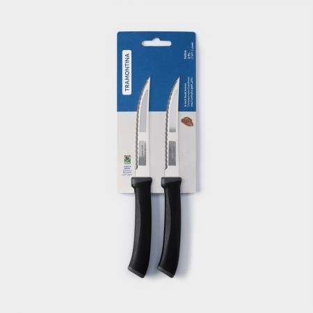 Set of kitchen knives Tramontina Felice, 2 pcs, black color-6