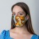 A fabric mask with adjusting ties "Art"