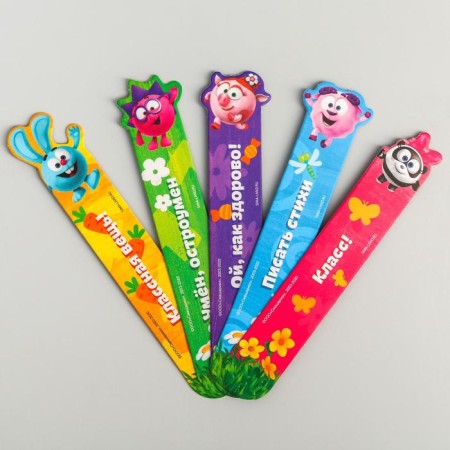 Set of bookmarks "Friends", Smeshariki, 5 pcs.-1