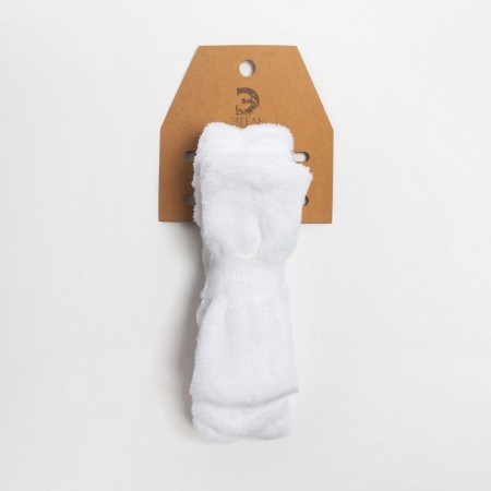 Binding on the head of Ethel, the color is white, 100% p/e-2