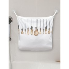Organizer in a bath on suction cups “Excess light bulbs”, for storing toys and trifles, size 33x39 cm