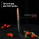 Knife Kitchen shade "Elbrus", gear blade 11.5 cm