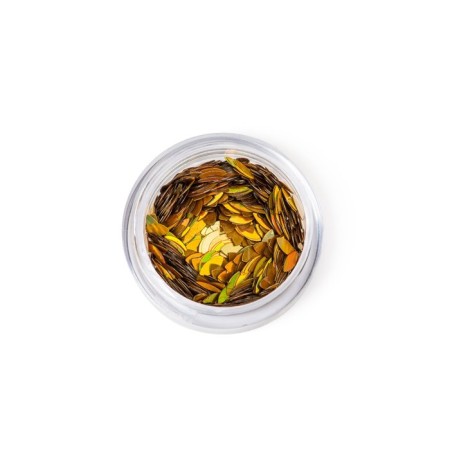 Sequins for decor "petal", gold