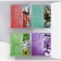 A set of object notebooks Calligata TOP "strip", 48 sheets, 10 items, with reference material, covered cardboard, twin-lame + selective UV-lak, offset block