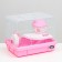 A cage for rodents "Pigzon", with a filling, 44.5 x 31 x 36.5 cm, pink