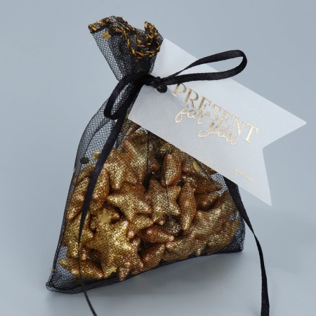 Gift bag from tulle "Star", 10 x 12 cm +/- 1.5 cm-3